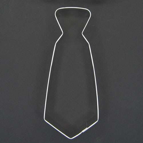 Necktie Cookie Cutter - Click Image to Close